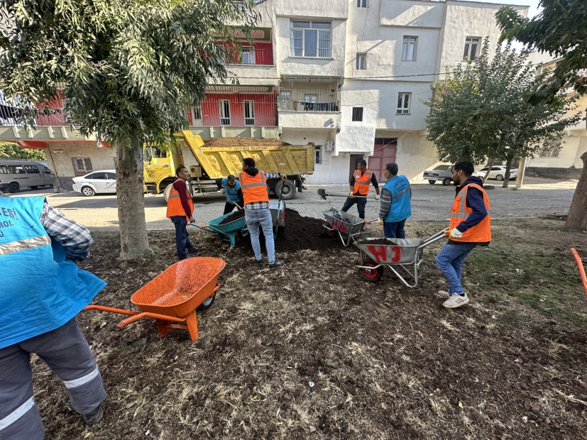 Eyyübiye Parklarında Bakım Zamanı