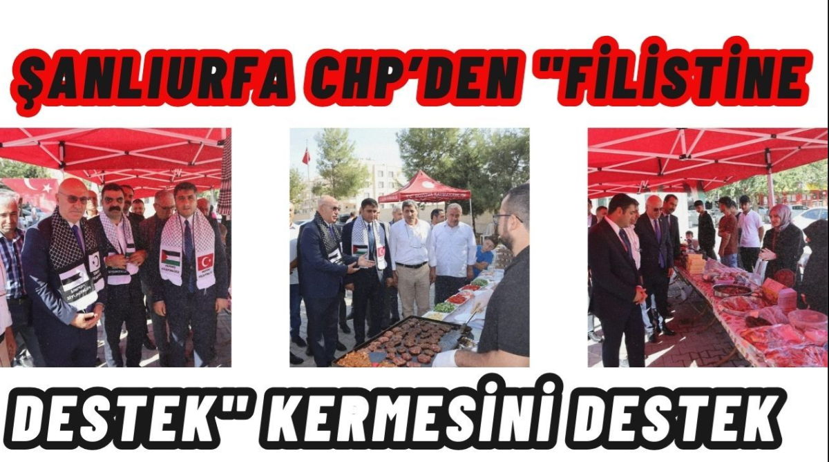 Şanlıurfa CHP’den 